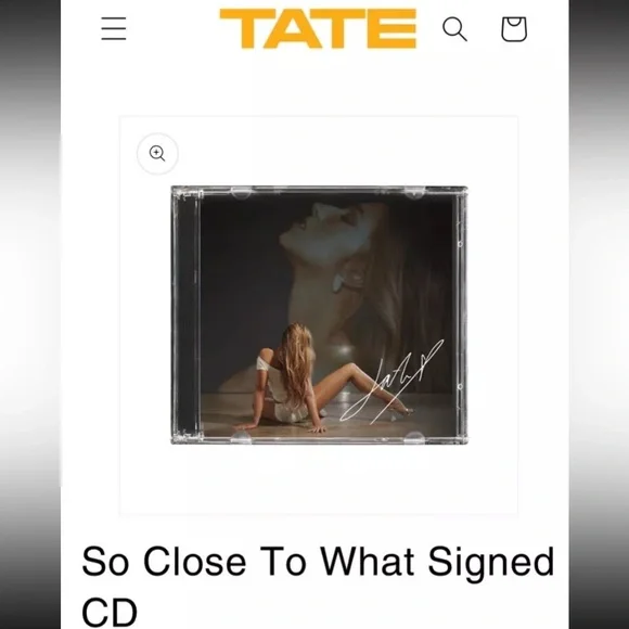 SIGNED Tate McRae So Close To What CD - Picture 1 of 6